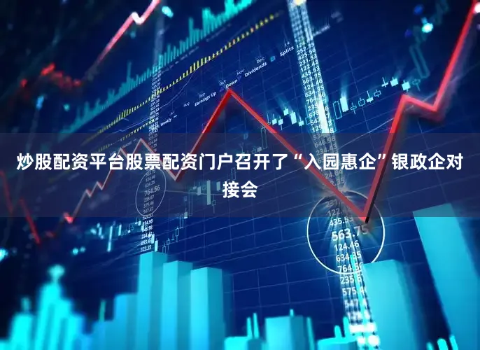 炒股配资平台股票配资门户召开了“入园惠企”银政企对接会