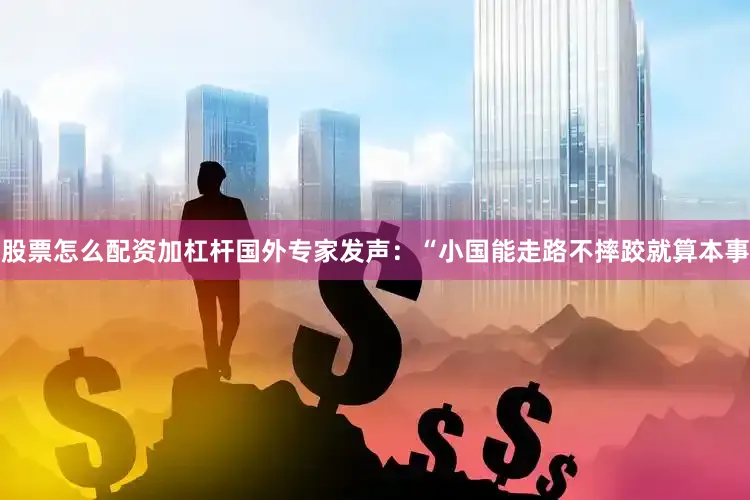 股票怎么配资加杠杆国外专家发声：“小国能走路不摔跤就算本事